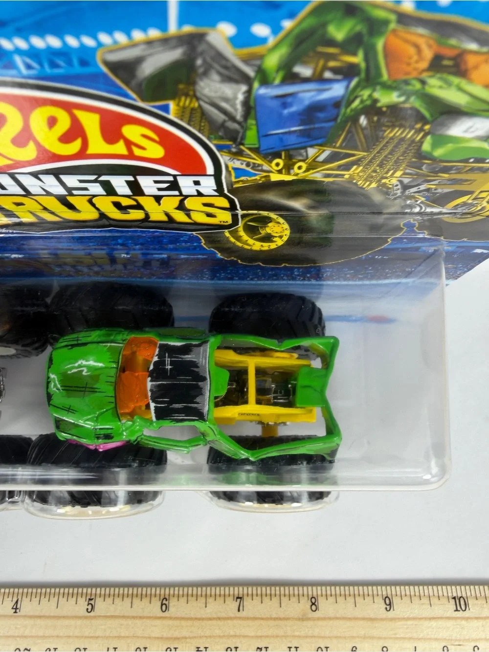 Hot Wheels Demolition Doubles Monster Trucks Lil’ Haulin 64 & Totaled